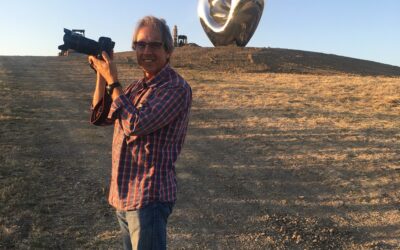 Mega-sized sculptures in the vineyard make for a fun evening walk