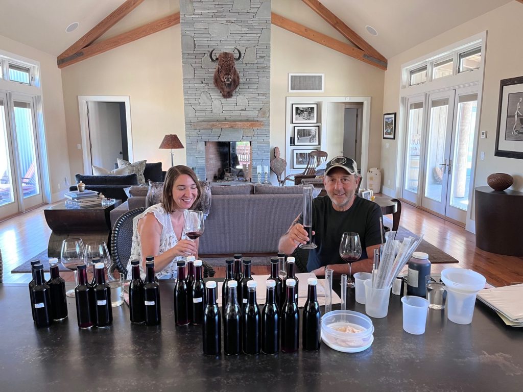 blending trials - 50 images of the Sonoma Valley Grape Harvest 2022