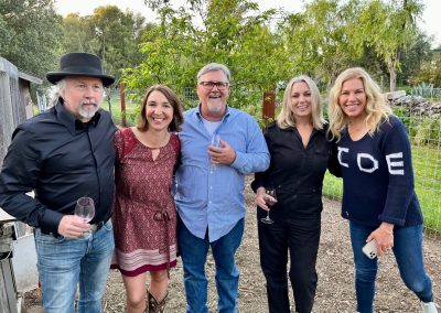 Guests outdoors - Sonocaia - your invitation to the newest estate winery in Sonoma Valley