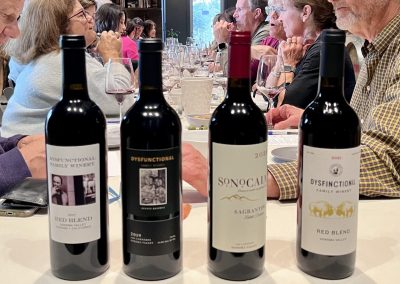 Grand opening tasting lineup - Sonocaia grand opening was a wonderful success