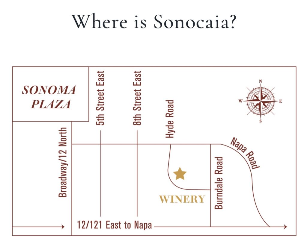 Sonocaia map - Book your corporate or family event at Sonocaia winery and Hydeout farm