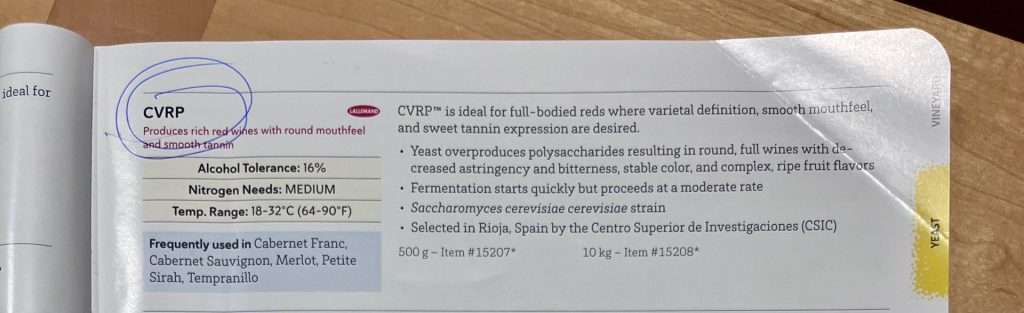 yeast - Year in review in Sonoma yeast - Year in review in Sonoma