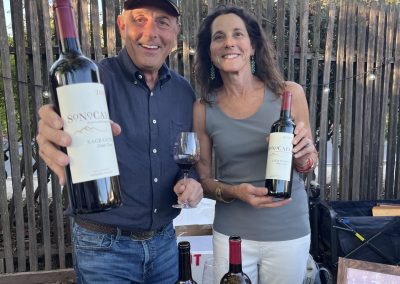 Ken Cyn SVVGA barricks vintage fest table - Announcing the re-opening of the Sonocaia tasting room